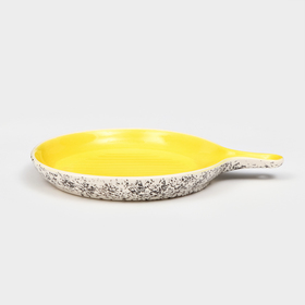 Форма для запекания керамическая 'Классика', жёлтая, 1 сорт, Иран