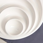 Тарелка - менажница «Круги», керамика, белая, Иран - фото 31951759