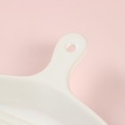 Тарелка "Сковорода", керамика, белая, 21х15 см, Иран - фото 25619334