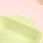 Форма для запекания "Лазанья", керамика, зеленая, 25х15х4.5 см, 1 сорт, Иран - фото 26943414