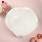 Тарелка "Капля", керамика, белая, 26 см, Иран - фото 25633110