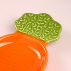 Тарелка "Морковь", керамика, оранжевая, 24 см, Иран - Фото 3