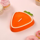 Тарелка "Морковь", керамика, оранжевая, 18 см, Иран - Фото 4