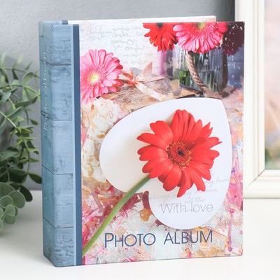 Фотоальбом на 200 фото 10×15 см «Цветы», 50 листов