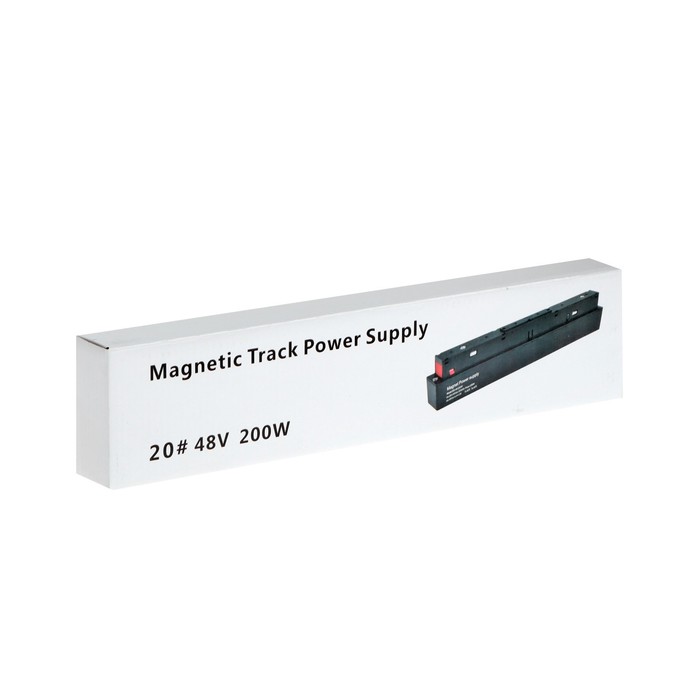 Блок питания для магнитных трек. систем, встраиваемый, 48V, 4.17A, 200W, IP20, пласт., черн., модель - фото 1907686866