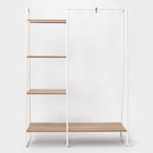 Гардеробная система с полками «Скандинавия 1», 110×38.5×147 см, белая - Фото 2