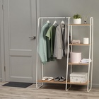 Гардеробная система с полками «Скандинавия 1», 110×38.5×147 см, белая - Фото 6