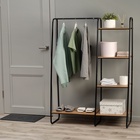 Гардеробная система с полками «Скандинавия 1», 110×38.5×147 см, чёрная - Фото 6