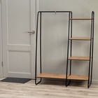 Гардеробная система с полками «Скандинавия 1», 110×38.5×147 см, чёрная - Фото 7