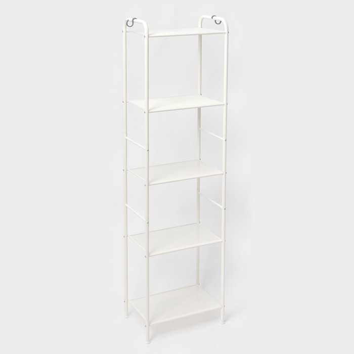 Стеллаж «Валенсия 15», 45.5×30×155.5 см, белый - Фото 1