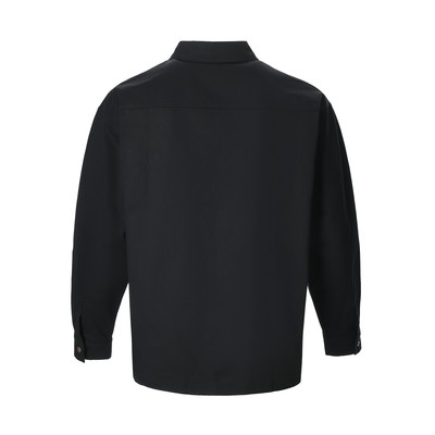Рубашка мужская MIST oversize, размер 48, чёрная