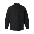 Рубашка мужская MIST oversize размер 52, чёрная - Фото 6