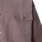 Рубашка мужская MIST oversize размер 48, серая - Фото 11