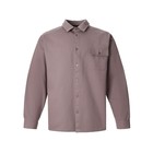 Рубашка мужская MIST oversize размер 50, серая - Фото 9