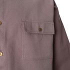 Рубашка мужская MIST oversize р.50, серый - Фото 11