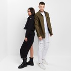 Рубашка мужская MIST oversize размер 48, хаки - Фото 9