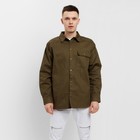 Рубашка мужская MIST oversize р.54, хаки - Фото 2