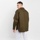 Рубашка мужская MIST oversize размер 54, хаки - Фото 4