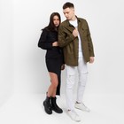 Рубашка мужская MIST oversize размер 52, хаки - Фото 8