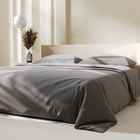 Постельное бельё LoveLife 2 сп "Gray mist" 180х215 см, 200х225 см, 50х70±3 см-2 шт, микрофибра 85 гр 9444903 - фото 12680745