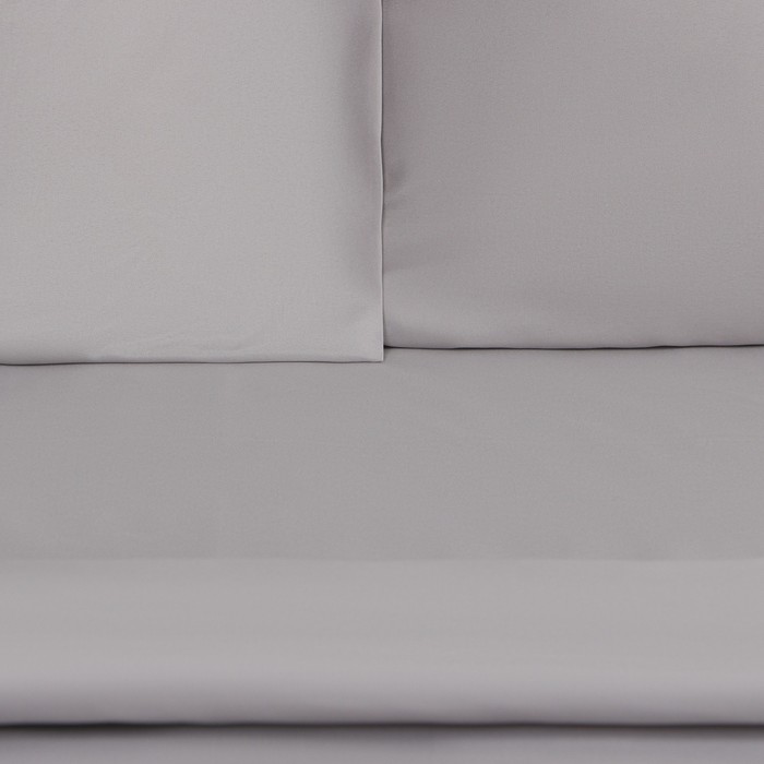 Постельное бельё евро LoveLife Gray mist, микрофибра