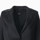 Пиджак женский однобортный MIST р. 48, черный - Фото 7