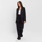 Пиджак женский однобортный MIST р. 50, черный - Фото 4