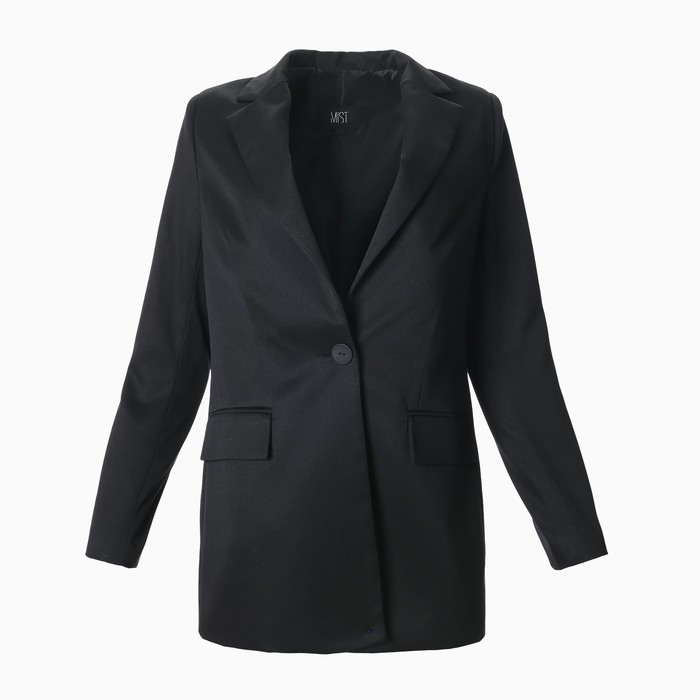 Пиджак женский однобортный MIST р. 50, черный 62033