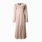 Платье женское шелковое MIST: Classic Collection р. 42, цвет бежевый - Фото 8