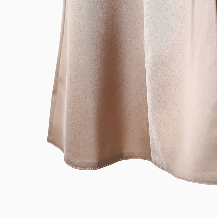 Платье женское шелковое MIST: Classic Collection р. 44, цвет бежевый - фото 1907686908