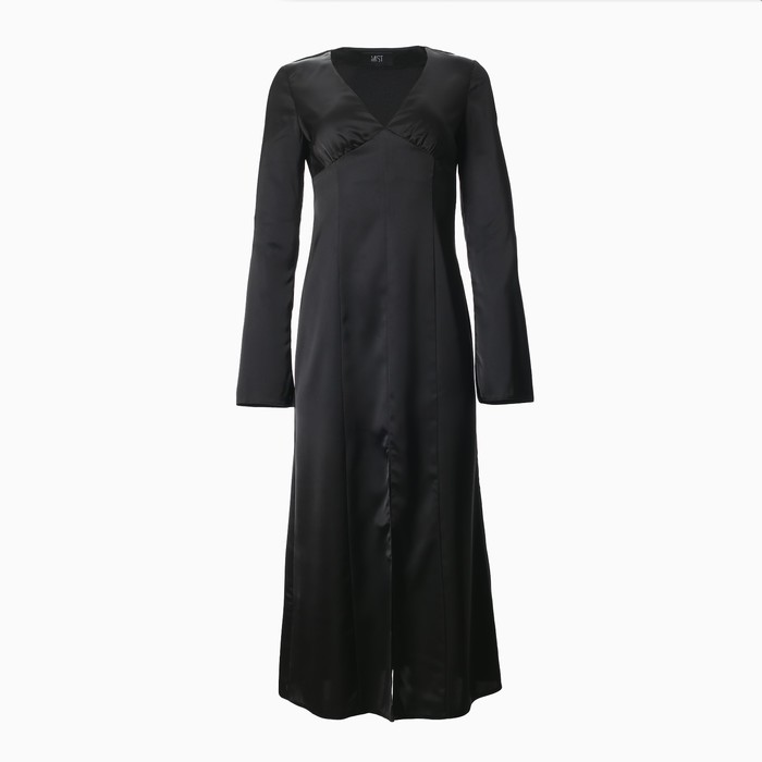 Платье женское шелковое MIST: Classic Collection р. 42, цвет черный - фото 1907686928