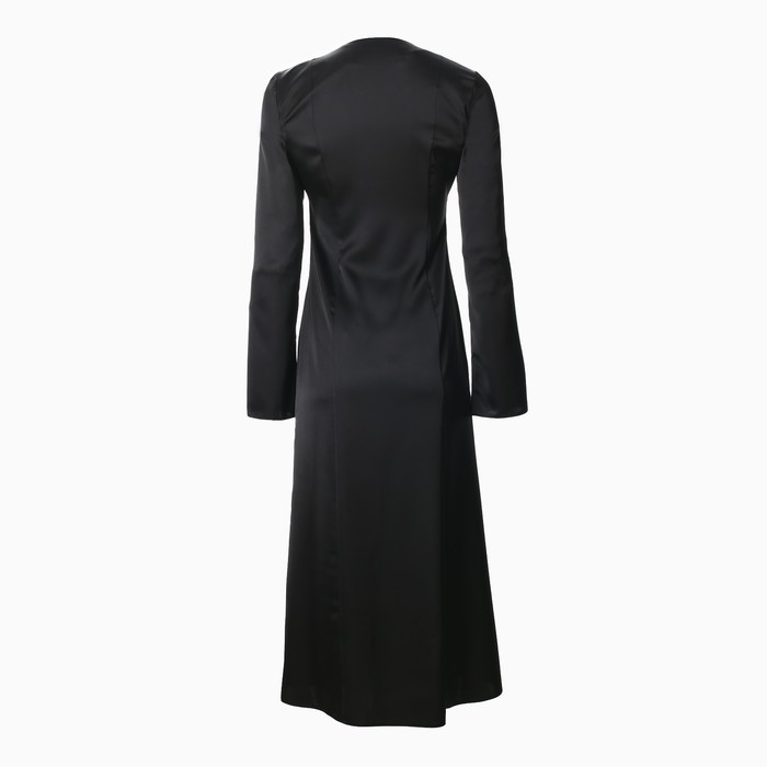 Платье женское шелковое MIST: Classic Collection р. 42, цвет черный - фото 1887087799