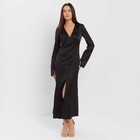 Платье женское шелковое MIST: Classic Collection р. 44, цвет черный - фото 71275885