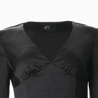 Платье женское шелковое MIST: Classic Collection р. 44, цвет черный - Фото 7