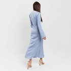 Платье женское шелковое MIST: Classic Collection р. 42, цвет голубой - Фото 3