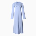 Платье женское шелковое MIST: Classic Collection р. 42, цвет голубой - Фото 8