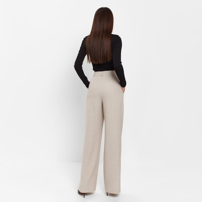 Брюки женские MIST, размер 50, бежевые