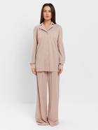 Комплект женский (рубашка, брюки, топ) KAFTAN "Base" р. 44,  пудровый 9498697 - фото 10398757