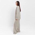 Комплект женский (рубашка, брюки, топ) KAFTAN "Base" р. 42,  серый - Фото 3