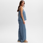 Комплект женский (майка, брюки) KAFTAN "Silk" р. 42,  голубой 9498715 - фото 10398869