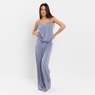 Комплект женский (майка, брюки) KAFTAN "Silk" р. 50,  голубой - Фото 5