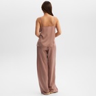 Комплект женский (майка, брюки) KAFTAN "Silk" размер 46, пудровый - Фото 6