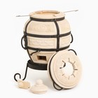 Набор Тандыр Охотник: тандыр 49 х 73 см, подставка, чехол, решетка - фото 24478557