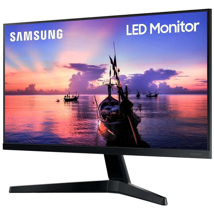 Монитор Samsung LF27T350F, 27", IPS, 1920x1080, 75Гц, 5мс, D-Sub, HDMI, чёрный - фото 51309738