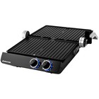 Электрогриль BRAYER 2009BR, 2000 Вт, антипригарное покрытие, 24.5х33 см - фото 51582845