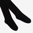 Колготки детские «Ромб», цвет чёрный, рост 116-122 см - Фото 2