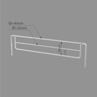 Ограждение small боковое для полки 300, H-50 мм, ЦИНК 9543886 - фото 16284017