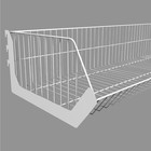 Корзина навесная в сборе 101×20×30 см, цвет белый - фото 22694386