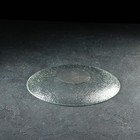 Тарелка обеденная «Ажур», d=26 см, стекло - фото 4376367