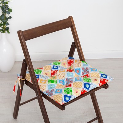 Подушка на стул «Мари Санна. Мозаика», 40×40 см